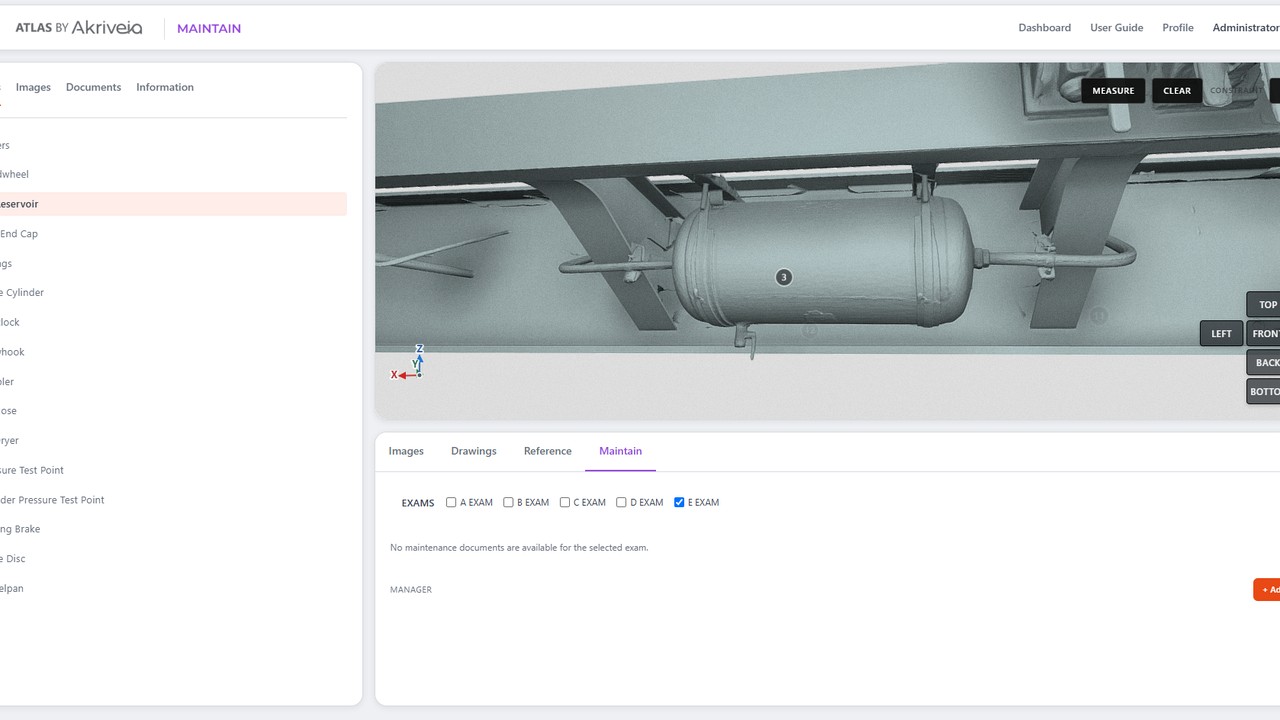 Atlas Maintain module interface