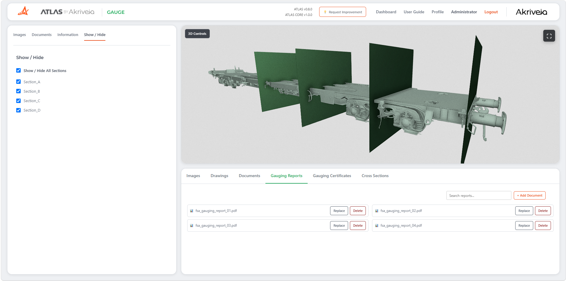 ATLAS Gauge engineering interface