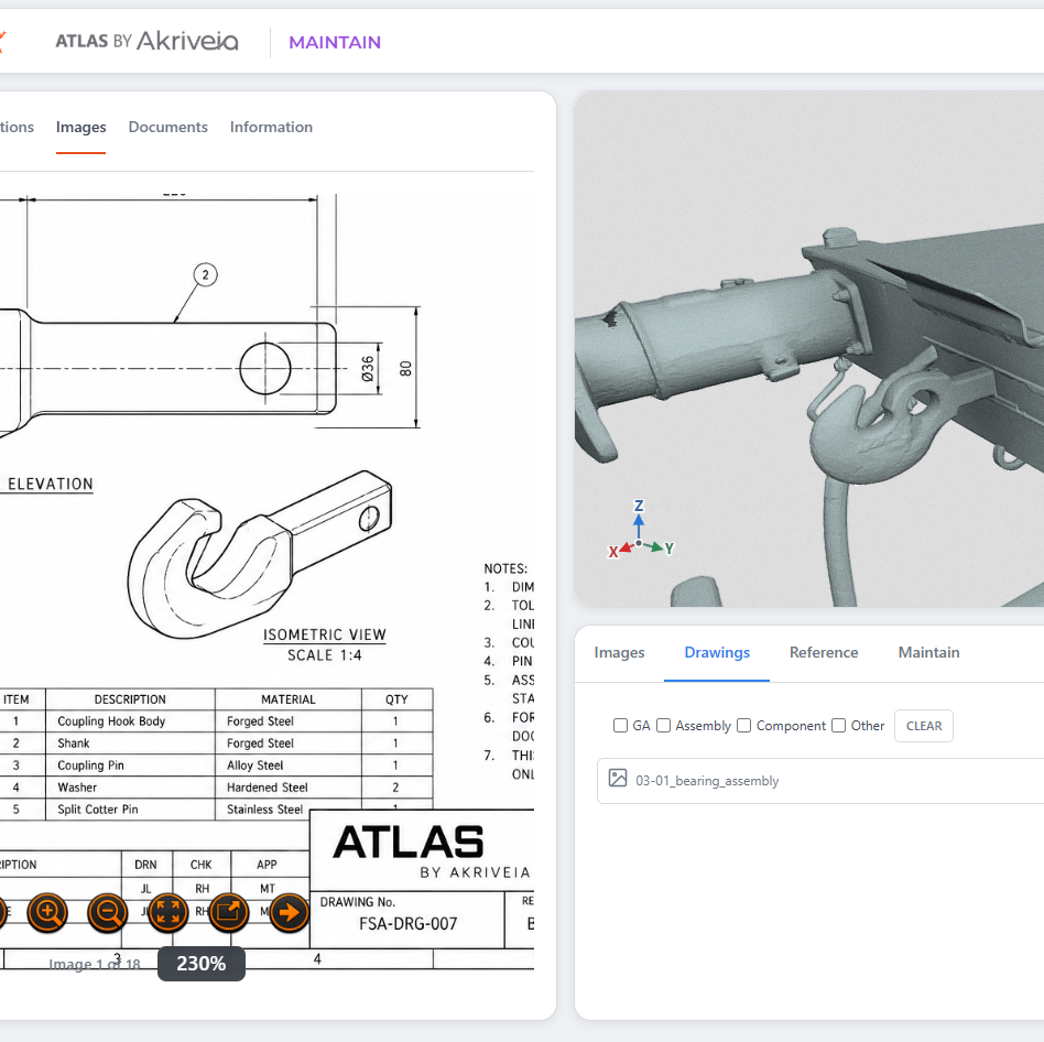 Atlas Maintain interface feature 03