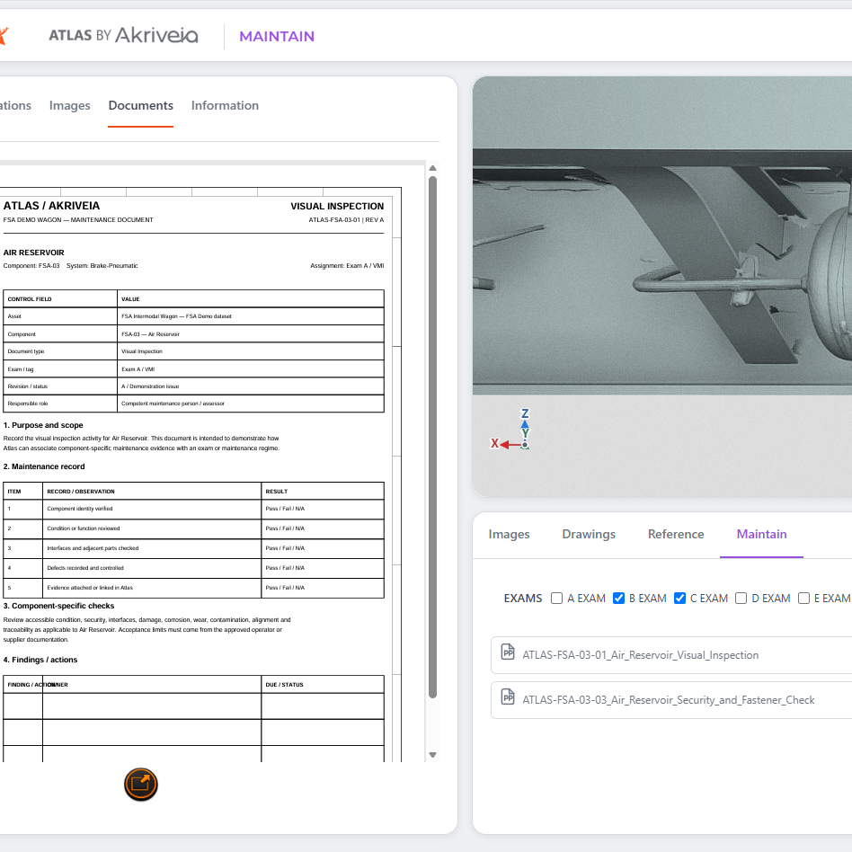 Atlas Maintain interface feature 05
