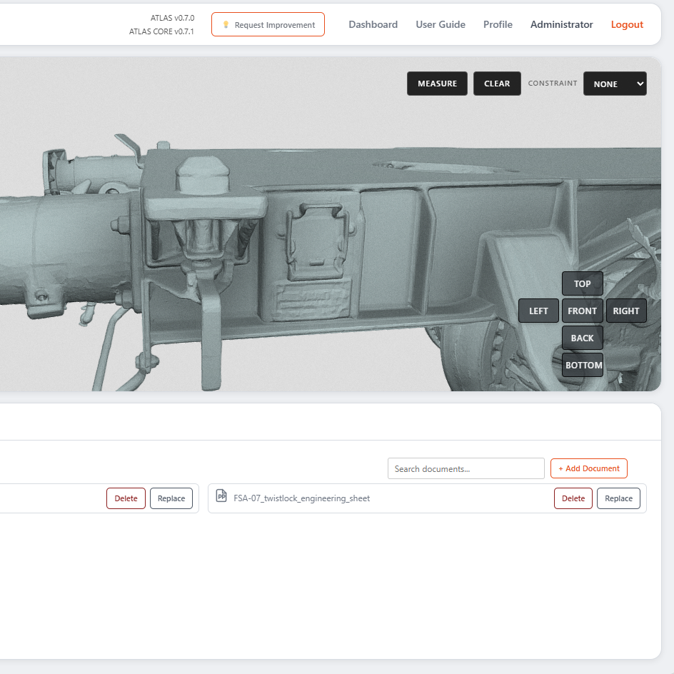 Atlas Maintain interface feature 06