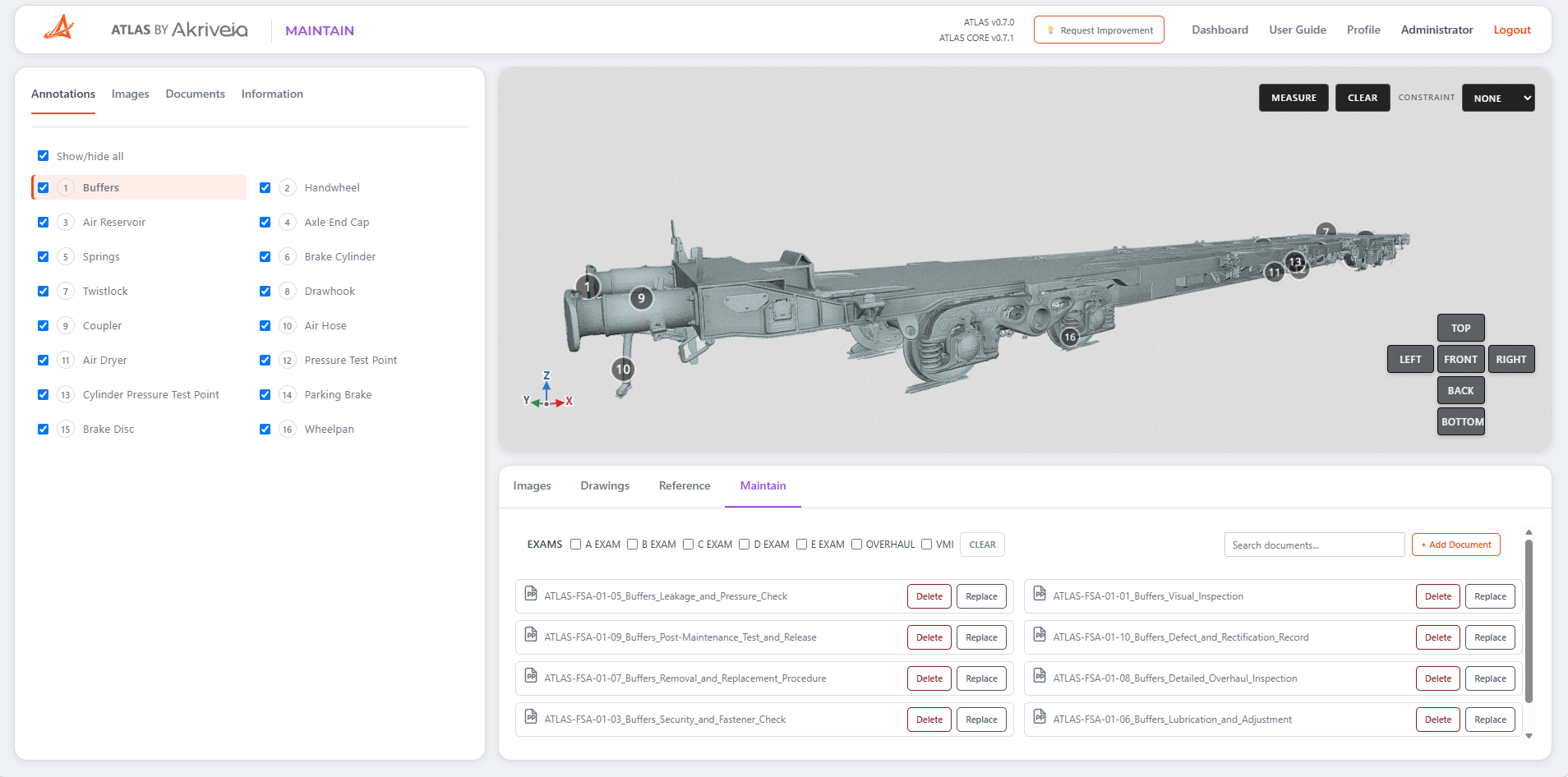 ATLAS Maintain engineering interface