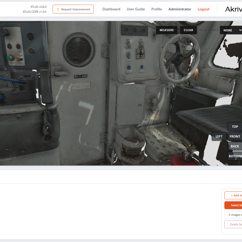Atlas Scan 3D digital twin view