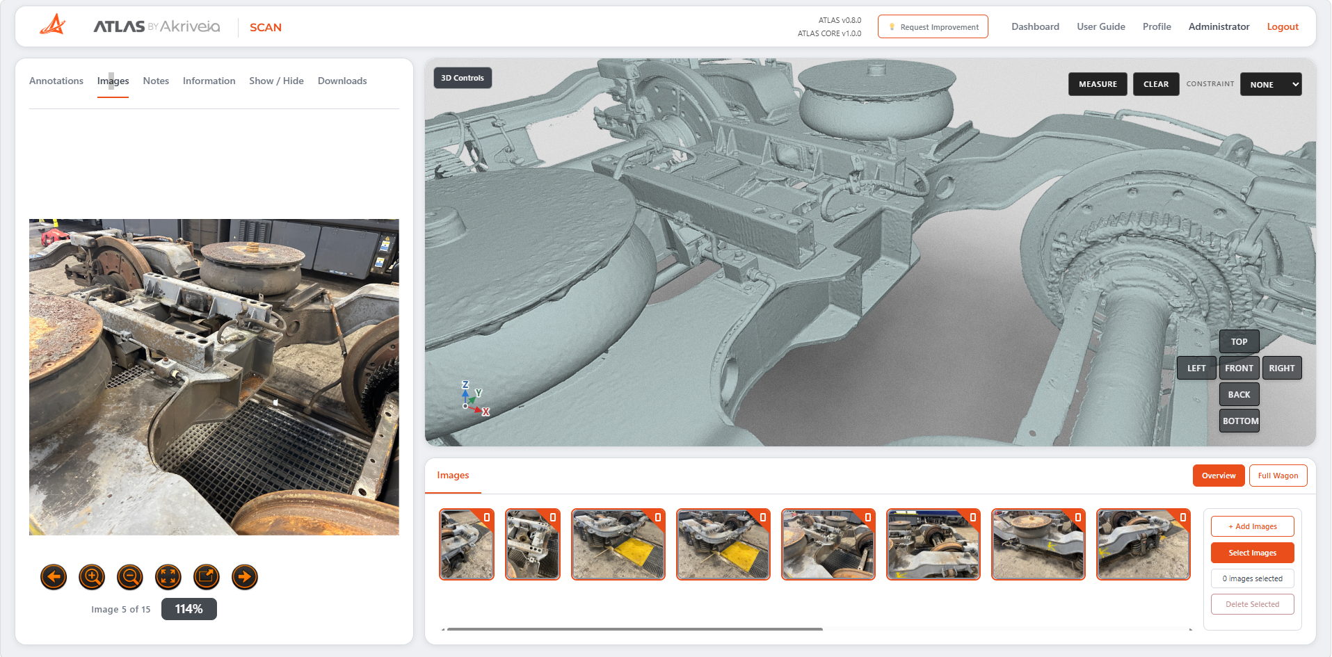 ATLAS Scan engineering interface